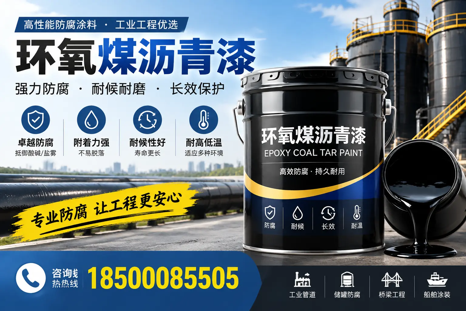 环氧煤沥青漆的施工方法与注意事项，确保在东平顺利完成